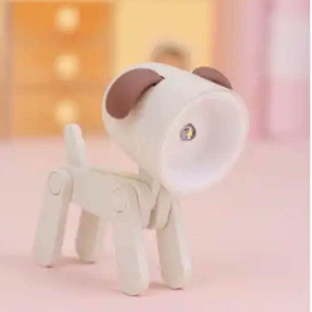 Night Light, Dog, Your Choice of 1 Pink or White, NEW - Picture 2 of 12